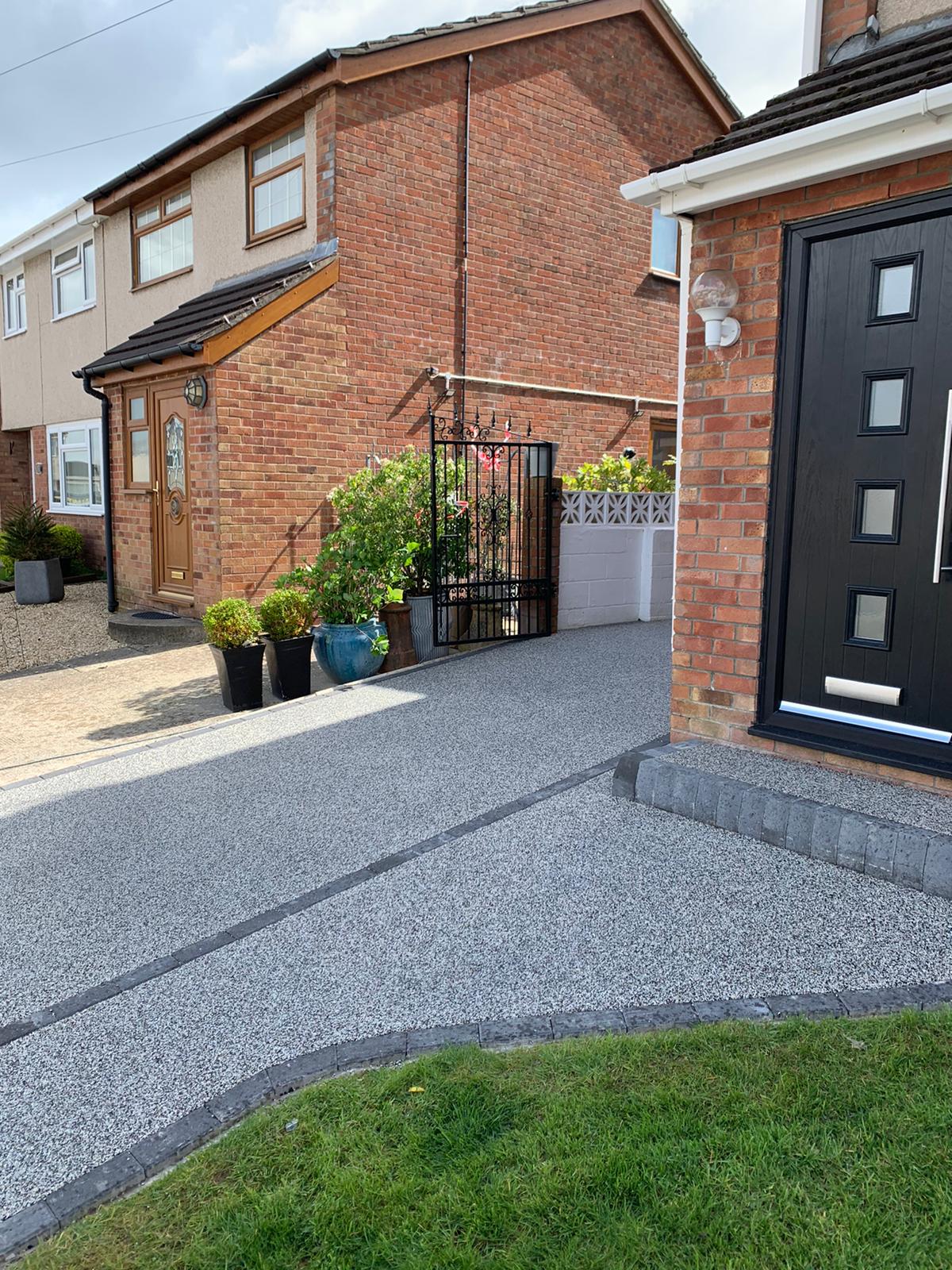 Home resin path and drive