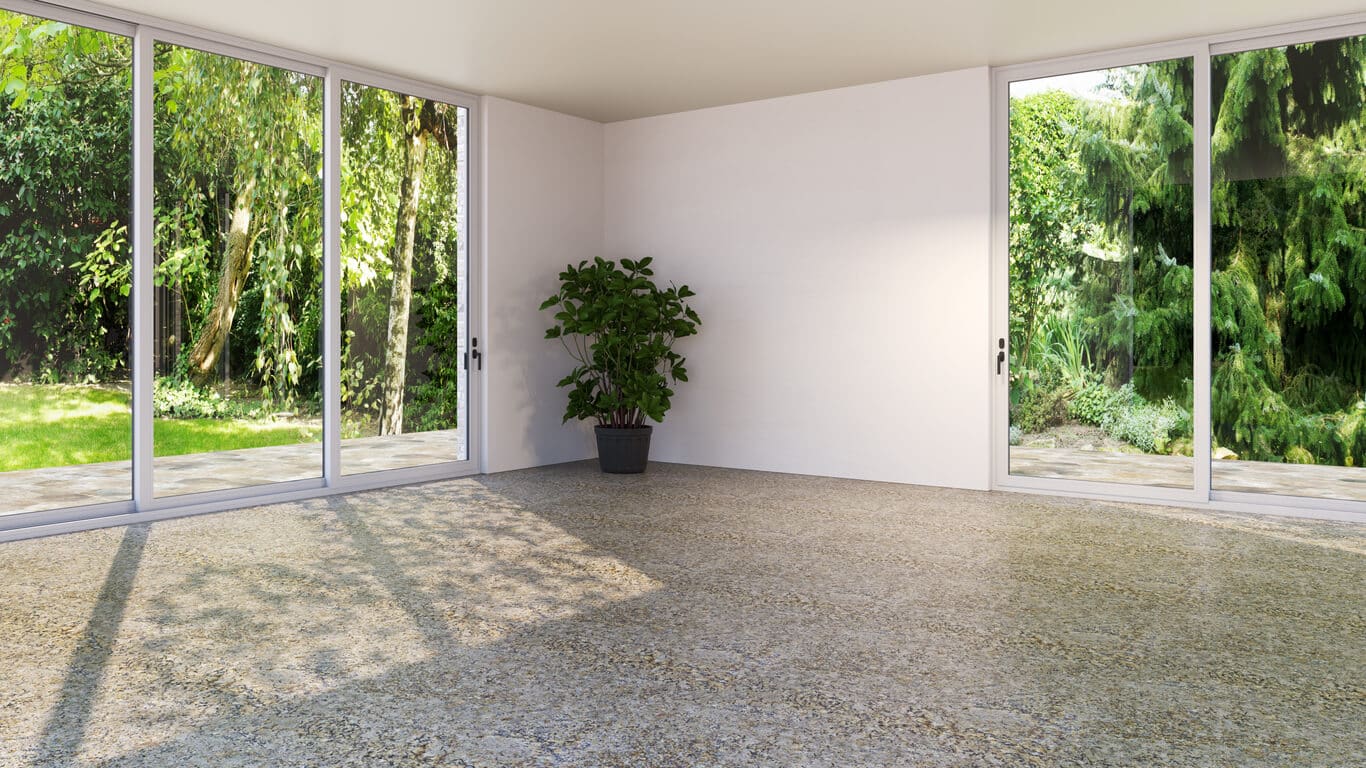 Commercial resin flooring project