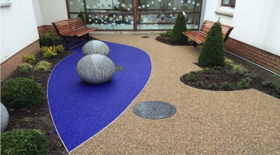 Resin bound design colours