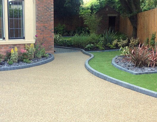 Resin pathway installation